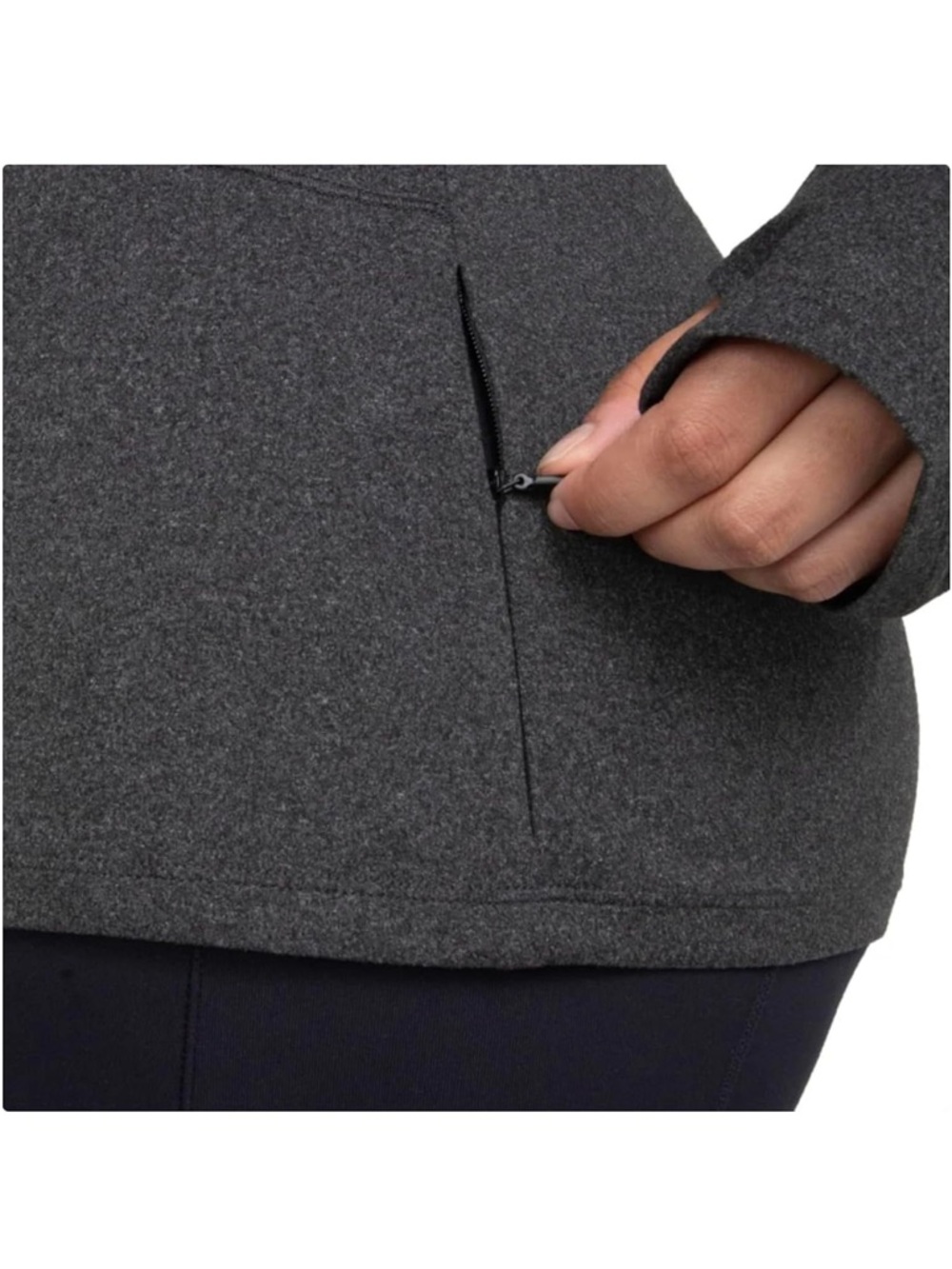 Spyder Women's Long Sleeve Active Top - Charcoal Gray - Picture 13 of 16